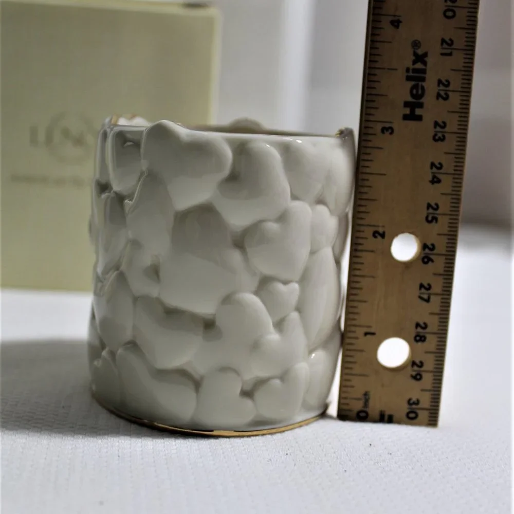 Lenox Hearts Small Votive, Candle Included,  NIB